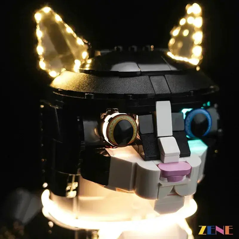 MOC LEGO Light Kit For Tuxedo Cat 21349 With Easy Assembly - ToylandEU