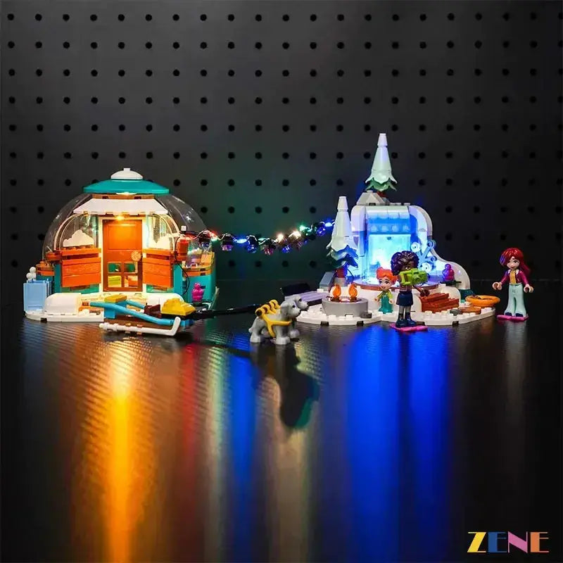 MOC LED Light Kit for LEGO Igloo Holiday Adventure 41760 Illuminates - ToylandEU