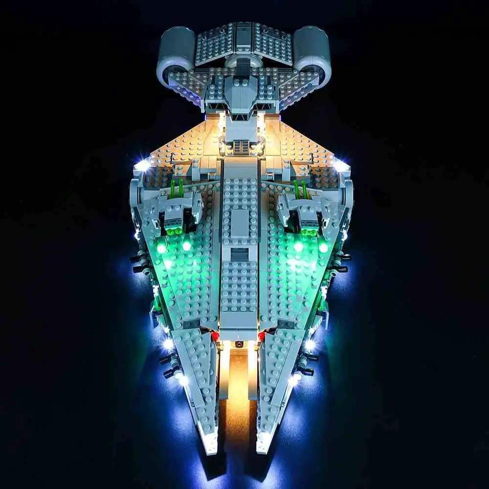 MOC Lego Imperial Light Cruiser Light Kit 75315 Easy Hidden Wiring - ToylandEU