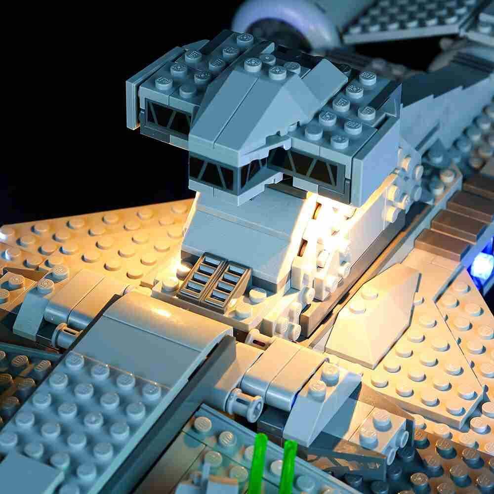 MOC Lego Imperial Light Cruiser Light Kit 75315 Easy Hidden Wiring - ToylandEU