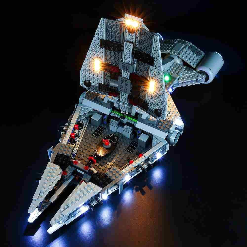 MOC Lego Imperial Light Cruiser Light Kit 75315 Easy Hidden Wiring - ToylandEU