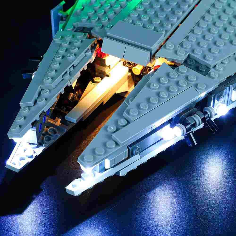 MOC Lego Imperial Light Cruiser Light Kit 75315 Easy Hidden Wiring - ToylandEU