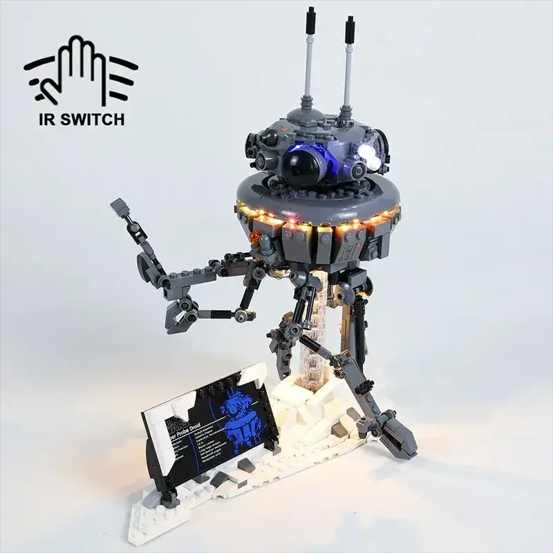 MOC LEGO Imperial Probe Droid Light Kit For 75306 With LEDs - ToylandEU