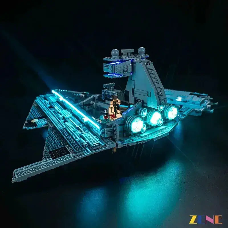 MOC LEGO Imperial Star Destroyer LED Light Kit for Brilliant Illumination - ToylandEU