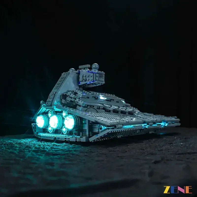 MOC LEGO Imperial Star Destroyer LED Light Kit for Brilliant Illumination - ToylandEU