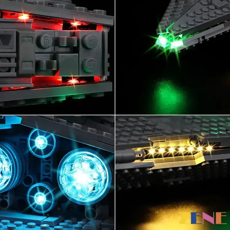 MOC Enhanced LED Light Kit for LEGO Imperial Star Destroyer 75394 - ToylandEU