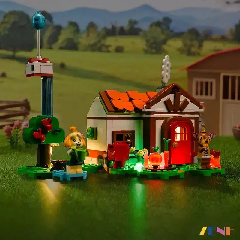 MOC LEGO Lighting Kit Isabelle's House Visit 77049 Easy Install - ToylandEU