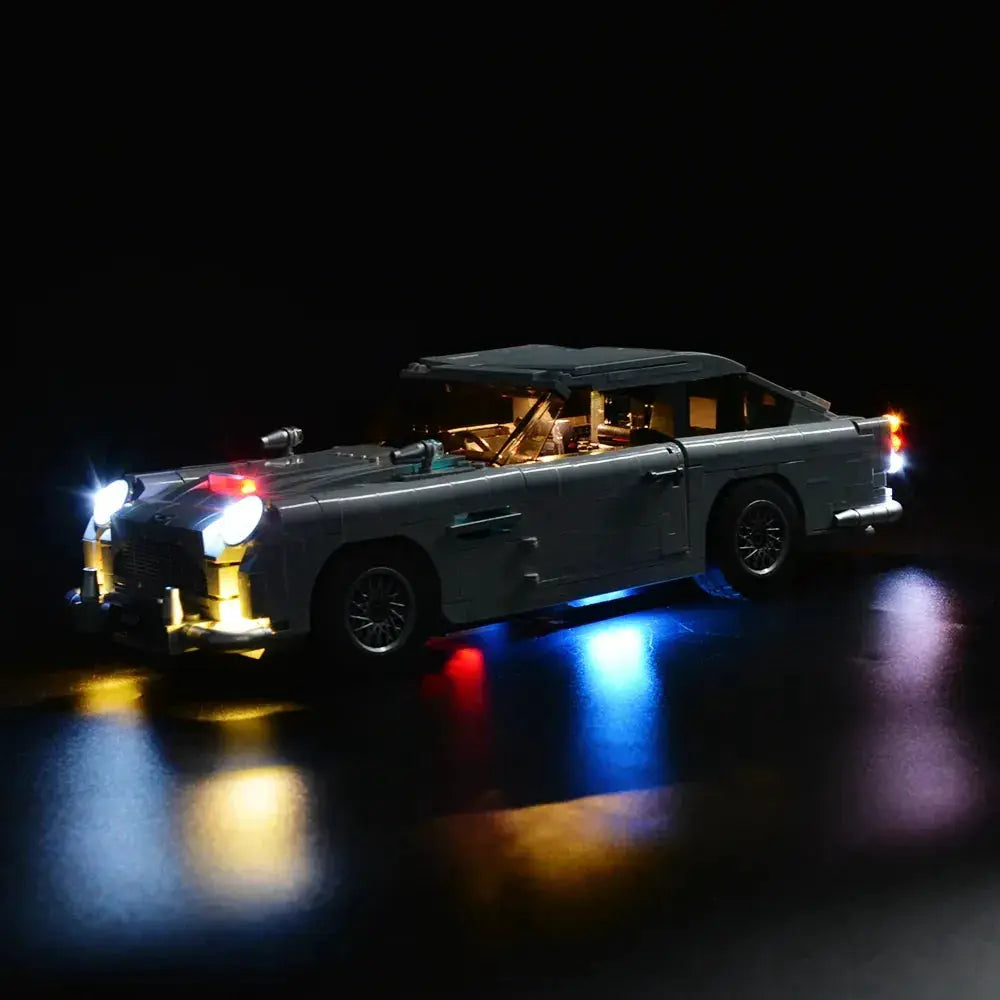 MOC LEGO Aston Martin DB5 Light Kit For 10262 Enhanced Illumination - ToylandEU