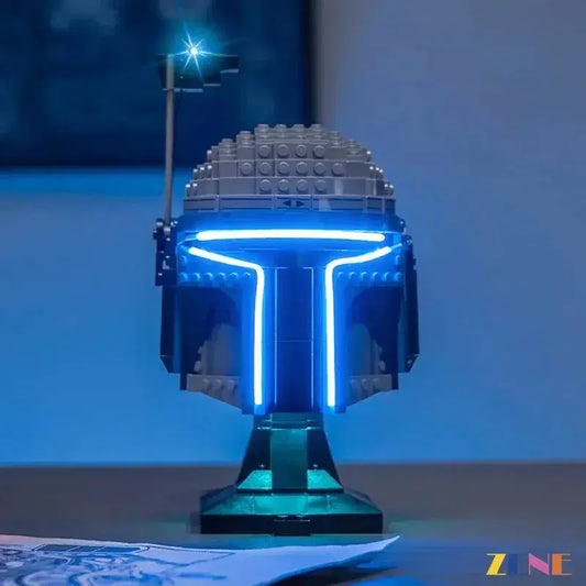 MOC Lego Jango Fett Helmet Light Kit With Rechargeable Power - ToylandEU