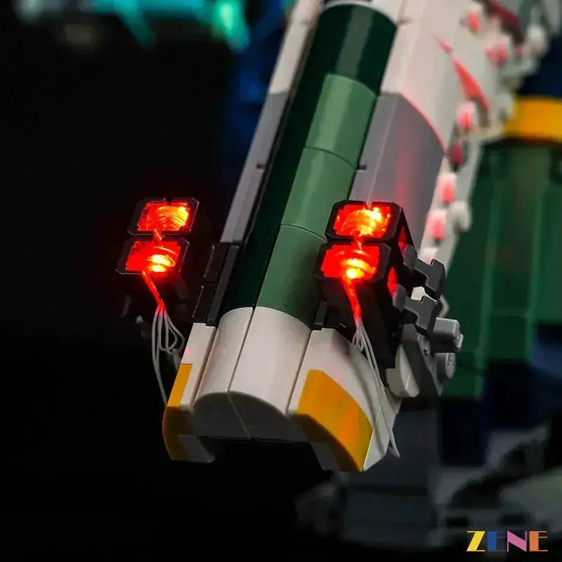 MOC LEGO Light Kit For Jango Fett Starship 75433 Illuminates Details - ToylandEU