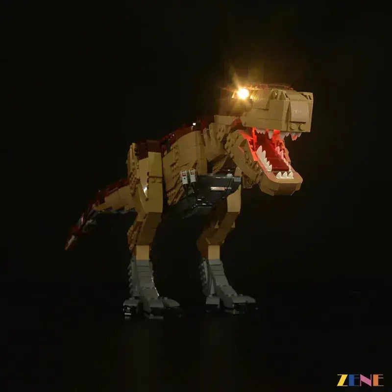 MOC LEGO Jurassic Park T Rex Rampage Light Kit Illuminates Sets - ToylandEU