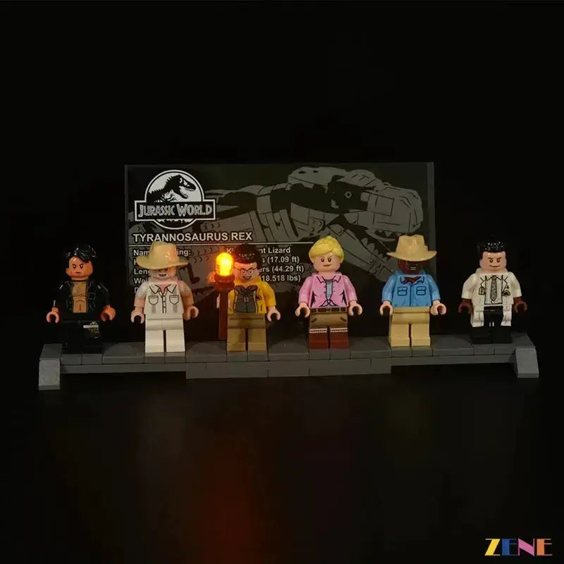 MOC LEGO Jurassic Park T Rex Rampage Light Kit Illuminates Sets - ToylandEU