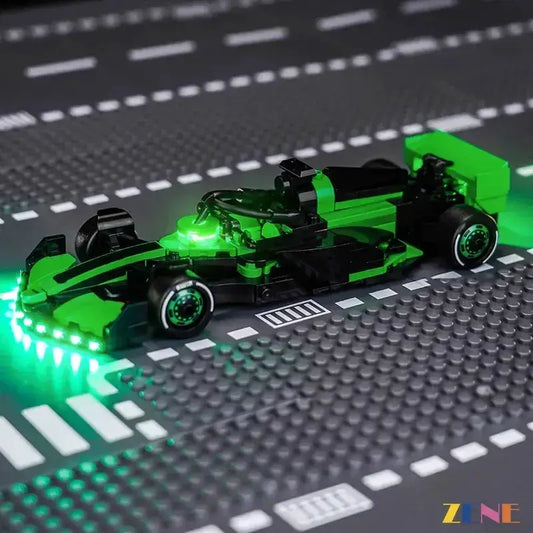 MOC Lego Sauber F1 Light Kit With Neon Green Illumination - ToylandEU