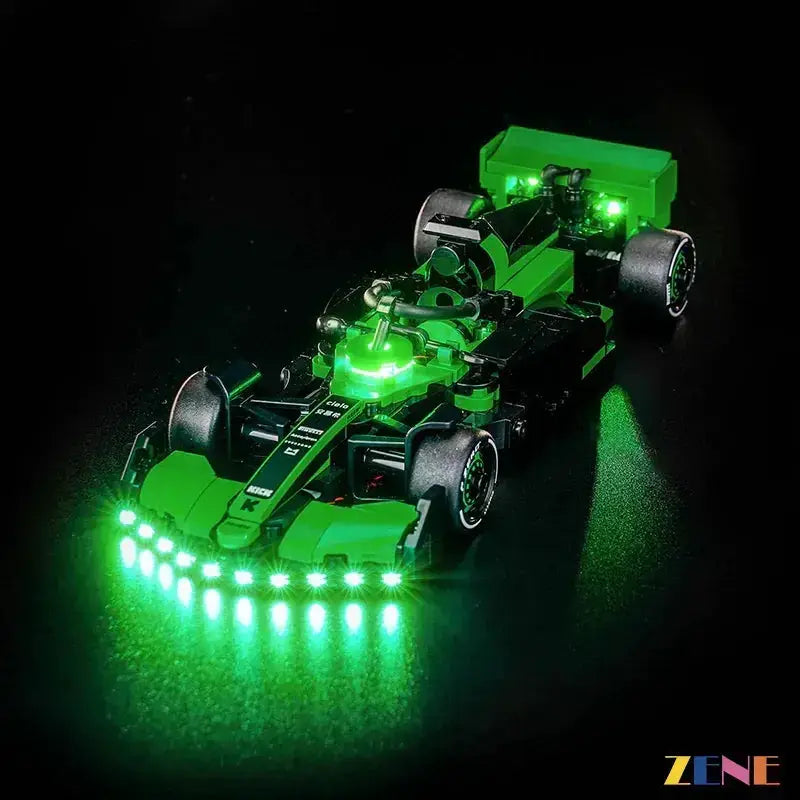 MOC Lego Sauber F1 Light Kit With Neon Green Illumination - ToylandEU