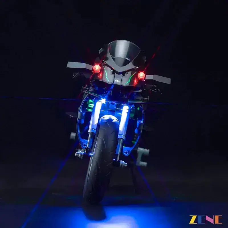 MOC Bright LED Light Kit For LEGO Kawasaki Ninja H2R 42170 - ToylandEU