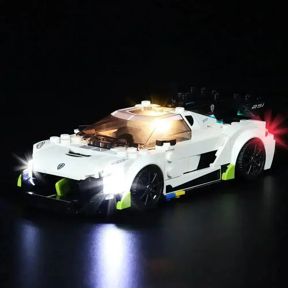 MOC Koenigsegg Jesko LEGO Light Kit with Easy Led Illumination - ToylandEU