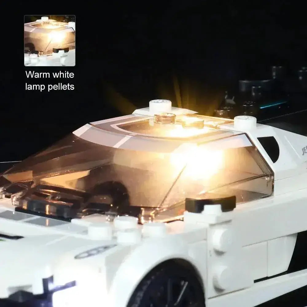 MOC Koenigsegg Jesko LEGO Light Kit with Easy Led Illumination - ToylandEU