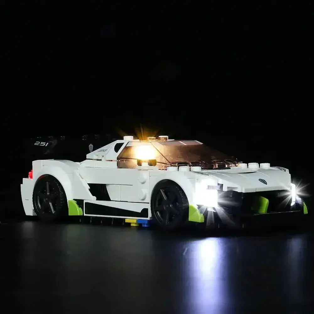 MOC Koenigsegg Jesko LEGO Light Kit with Easy Led Illumination - ToylandEU