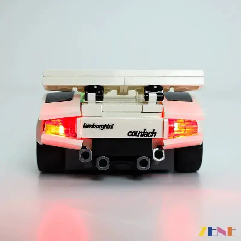 MOC Lego Lamborghini Countach 76908 Light Kit For Easy Night Illumination - ToylandEU