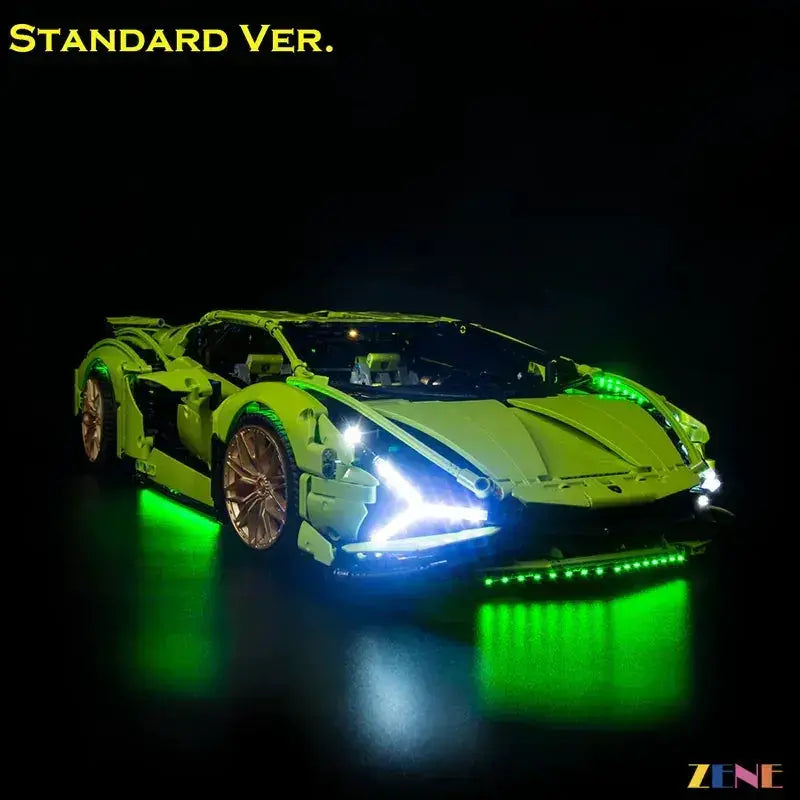 Light Kit for LEGO Lamborghini Sian Fkp37 #42115 - ToylandEU
