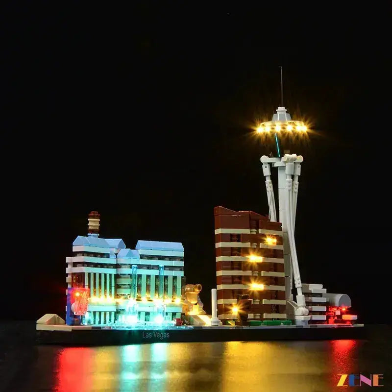 MOC Lego Las Vegas Light Kit for 21047 Sets Enhanced Illumination - ToylandEU