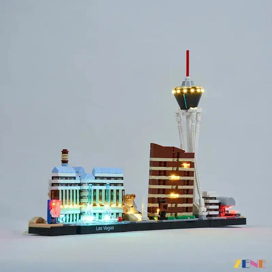 MOC Lego Las Vegas Light Kit for 21047 Sets Enhanced Illumination - ToylandEU