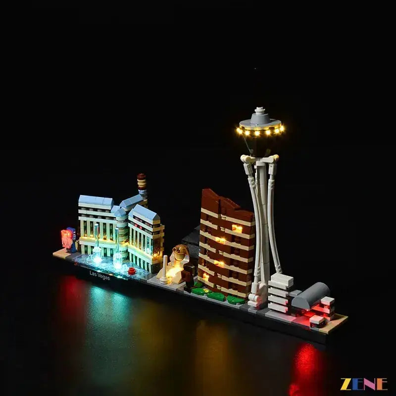 MOC Lego Las Vegas Light Kit for 21047 Sets Enhanced Illumination - ToylandEU