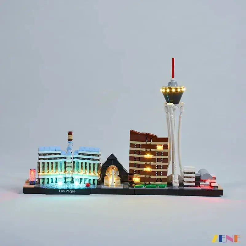 MOC Lego Las Vegas Light Kit for 21047 Sets Enhanced Illumination - ToylandEU