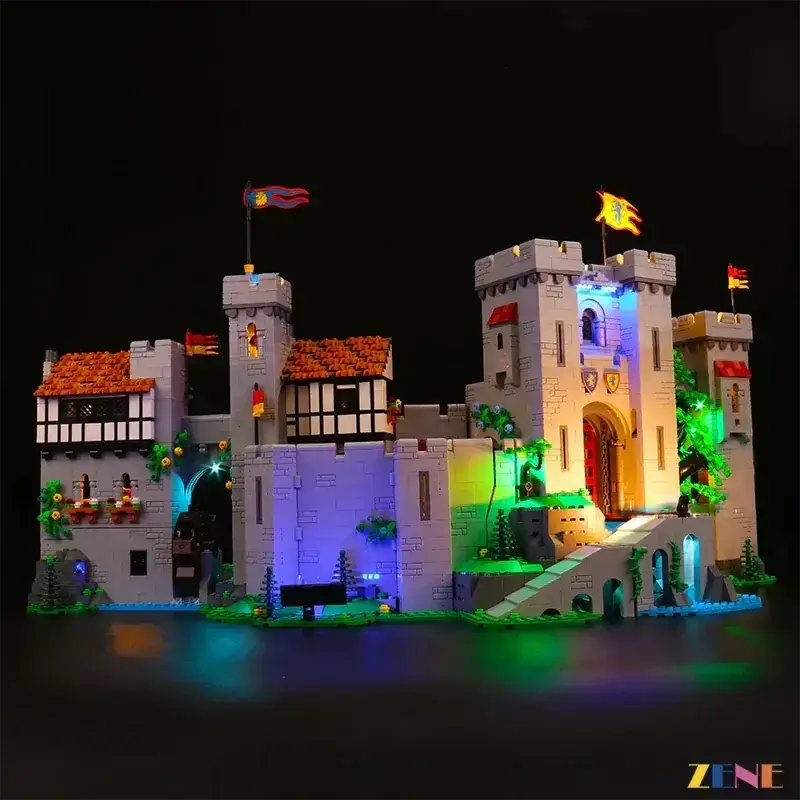 MOC LEGO Lion Knights Castle Light Kit Premium Glow Illumination - ToylandEU
