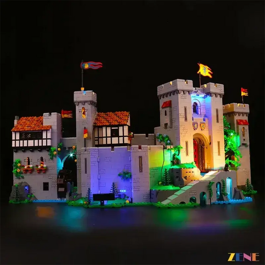 MOC LEGO Lion Knights Castle Light Kit Premium Glow Illumination - ToylandEU