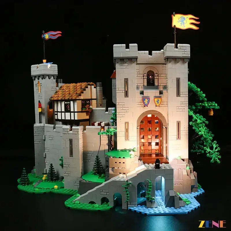 MOC LEGO Lion Knights Castle Light Kit Premium Glow Illumination - ToylandEU