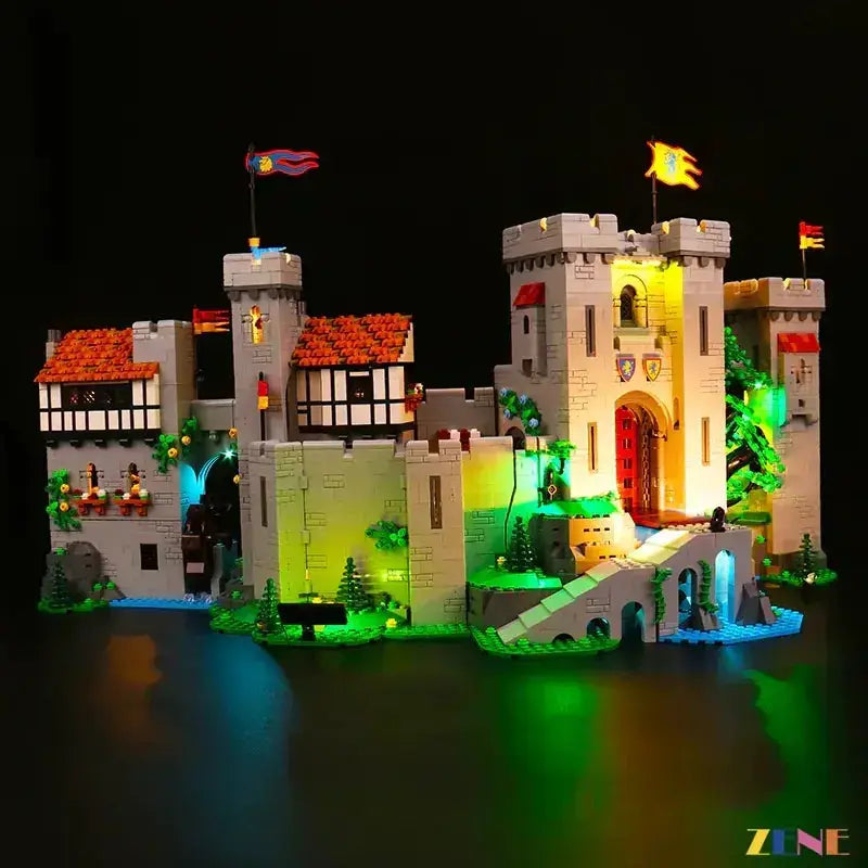 MOC LEGO Lion Knights Castle Light Kit Premium Glow Illumination - ToylandEU