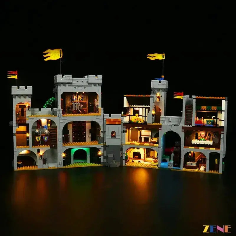 MOC LEGO Lion Knights Castle Light Kit Premium Glow Illumination - ToylandEU