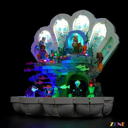 MOC Lego Little Mermaid Light Kit Illuminates Royal Clamshell - ToylandEU