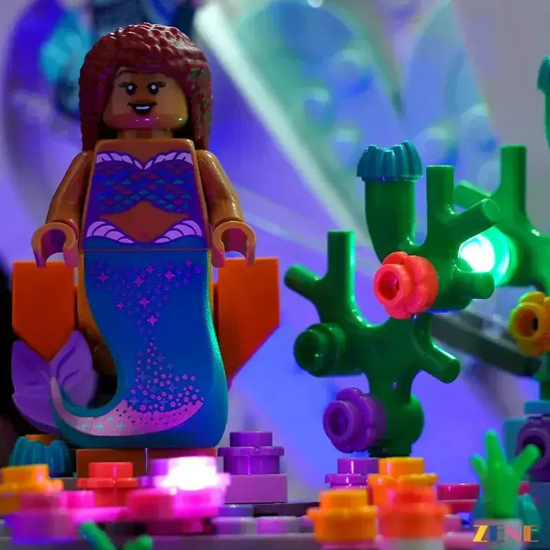 MOC Lego Little Mermaid Light Kit Illuminates Royal Clamshell - ToylandEU