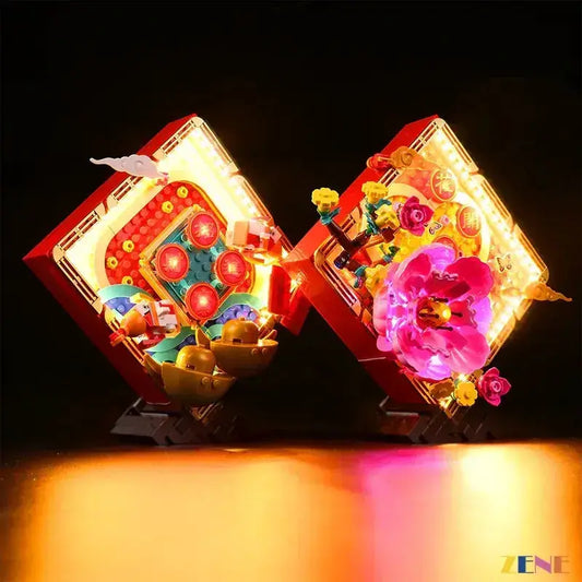MOC Lego Lunar New Year Display Light Kit Illuminated Effects - ToylandEU