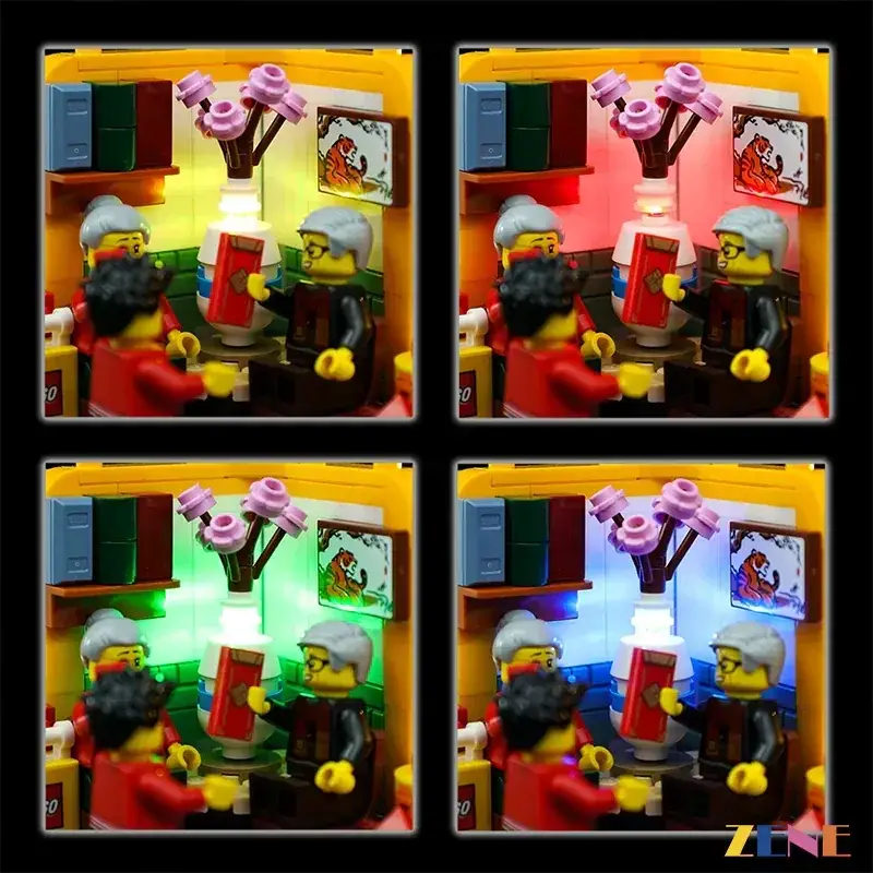 MOC Lego Lunar New Year Light Kit Brightens 80108 Display - ToylandEU