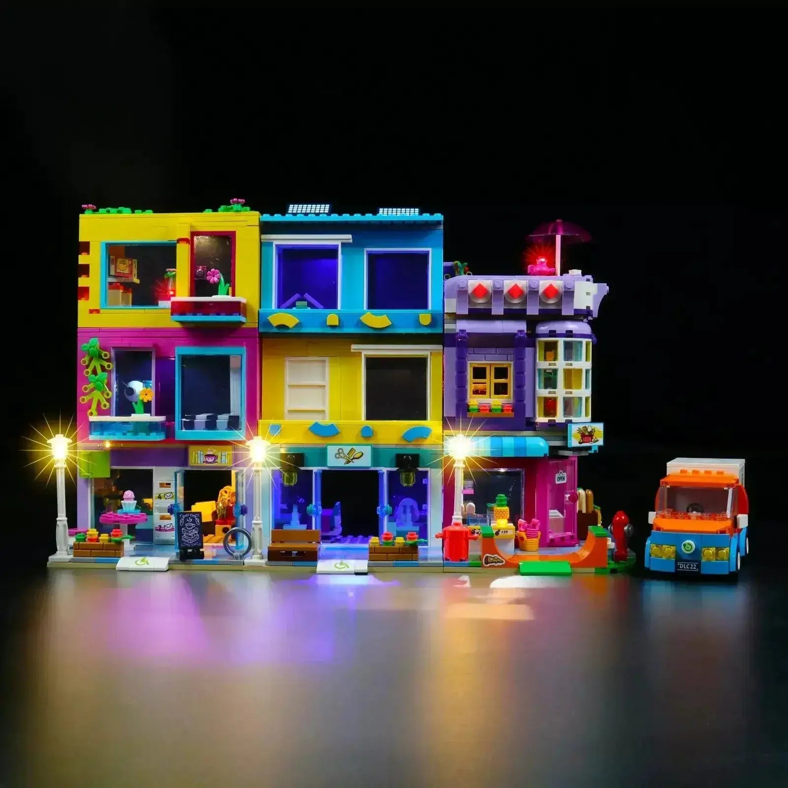 MOC LEGO Main Street Light Kit 41704 Easy Install Concealed Wiring - ToylandEU