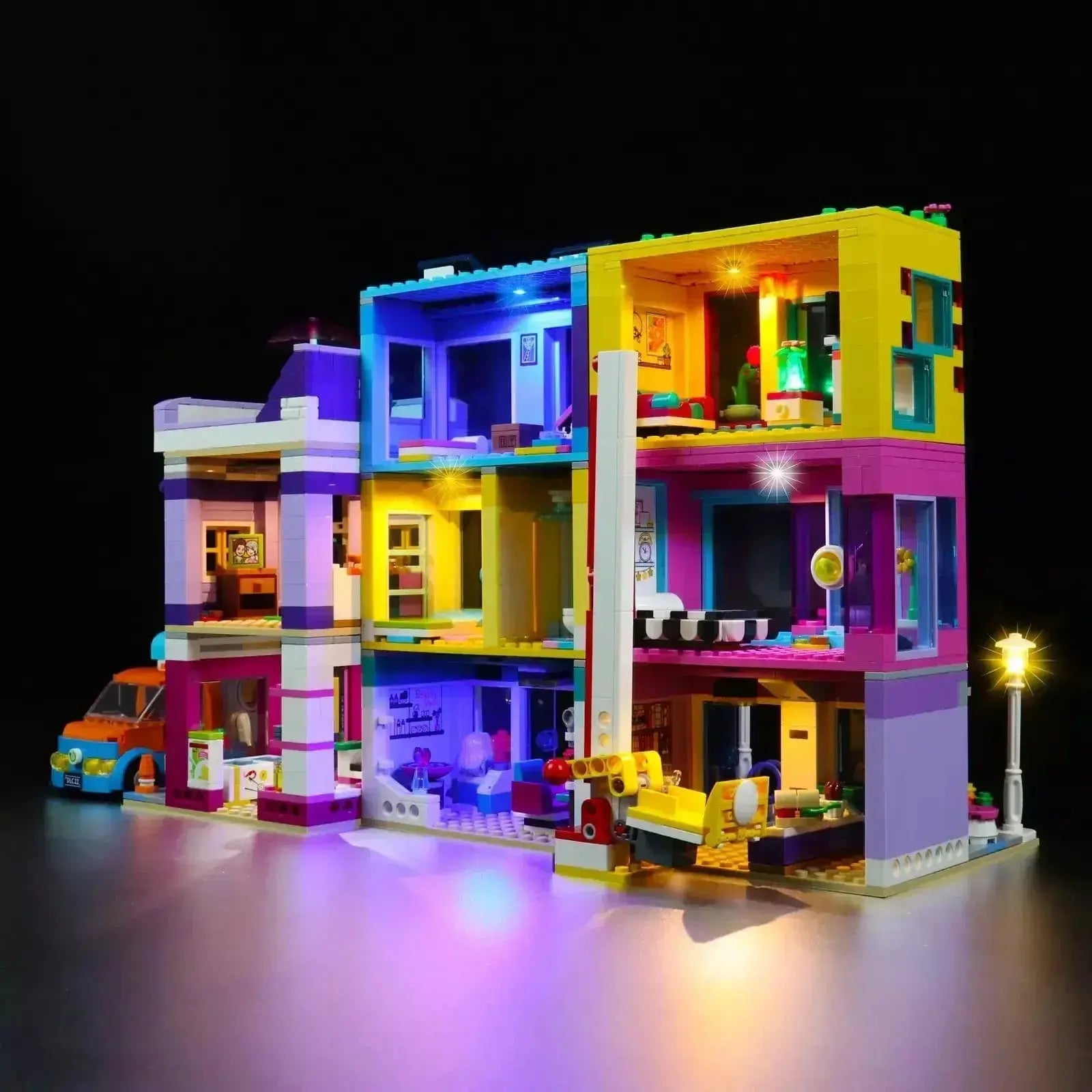 MOC LEGO Main Street Light Kit 41704 Easy Install Concealed Wiring - ToylandEU