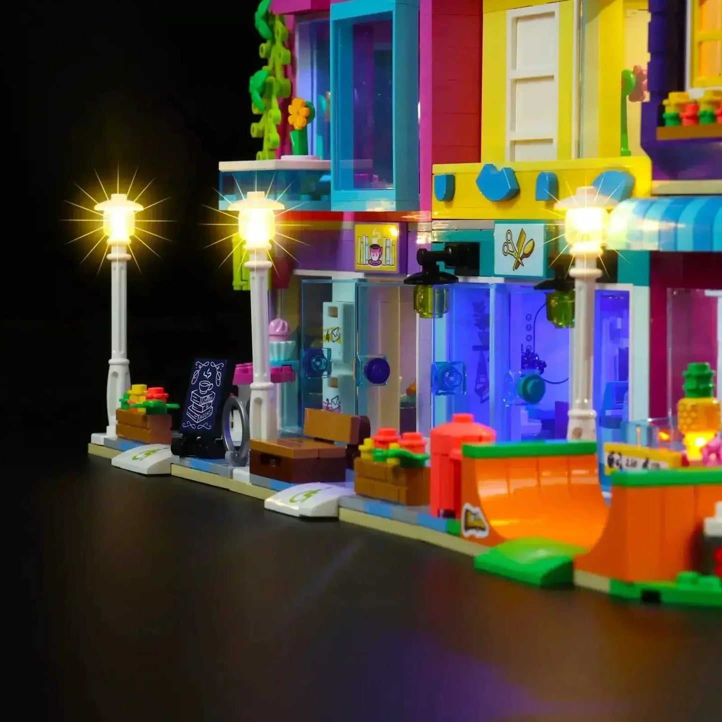 MOC LEGO Main Street Light Kit 41704 Easy Install Concealed Wiring - ToylandEU