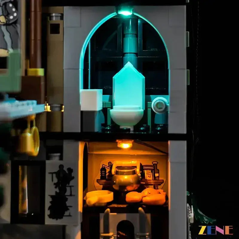 MOC LED Lighting Kit for LEGO Malfoy Manor 76453 Illuminates Details - ToylandEU