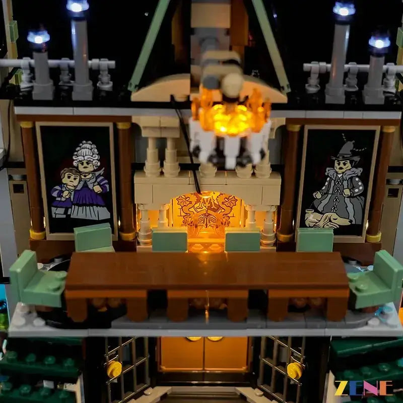 MOC LED Lighting Kit for LEGO Malfoy Manor 76453 Illuminates Details - ToylandEU