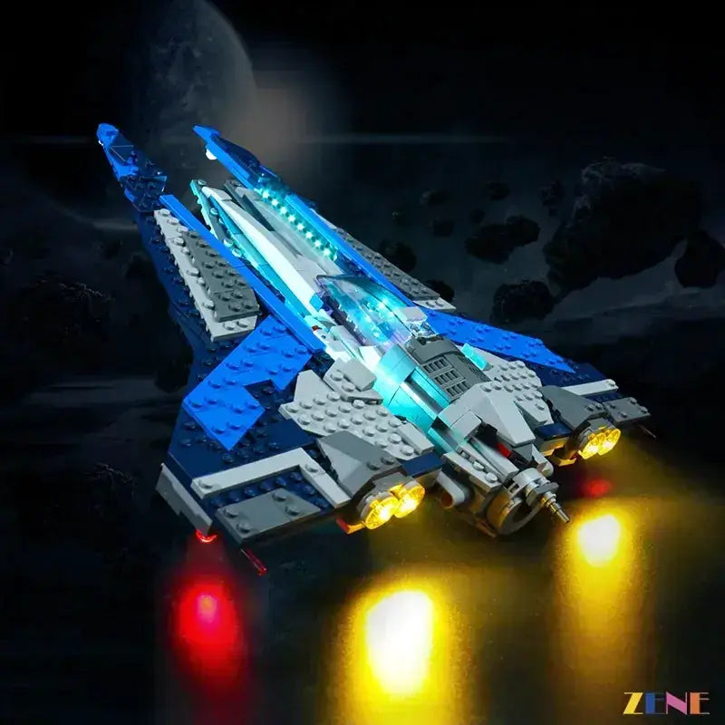 MOC LEGO Mandalorian Starfighter Light Kit Illuminates Display - ToylandEU