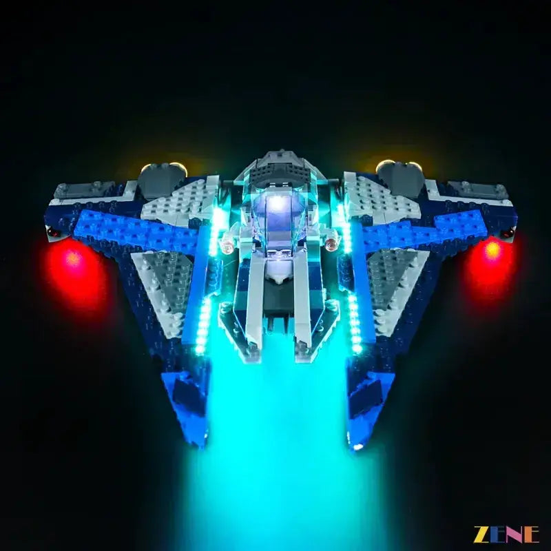 MOC LEGO Mandalorian Starfighter Light Kit Illuminates Display - ToylandEU