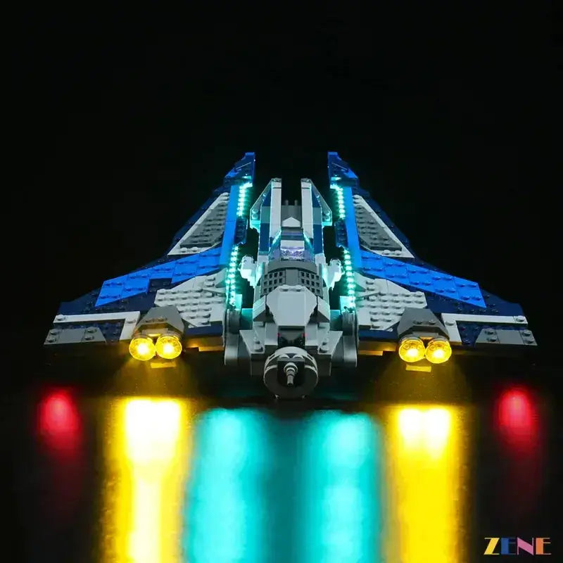 MOC LEGO Mandalorian Starfighter Light Kit Illuminates Display - ToylandEU