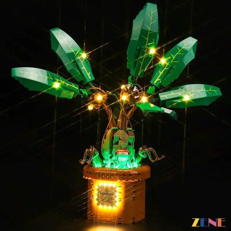 MOC Concealed LED Light Kit For LEGO Mandrake 76433 Harry Potter - ToylandEU
