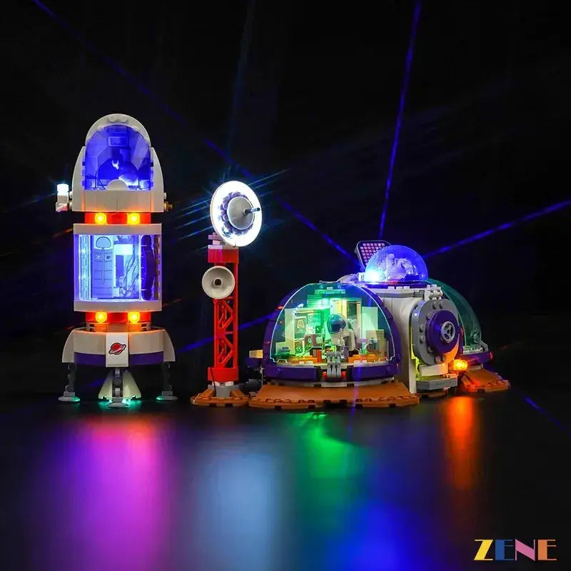 MOC LEGO Illuminated Light Kit For Mars Base And Rocket Display - ToylandEU