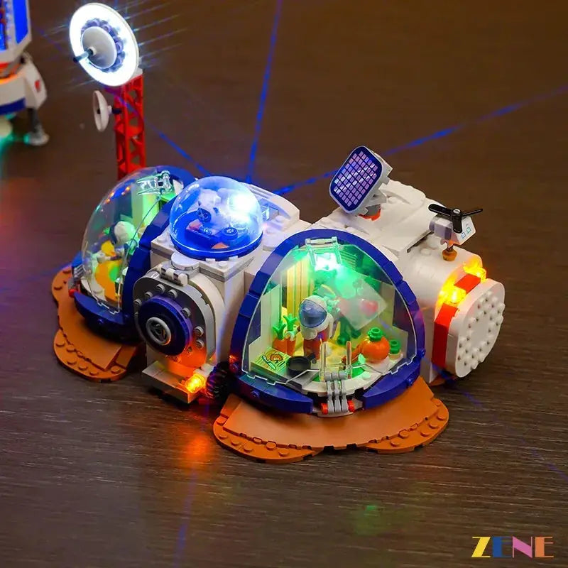 MOC LEGO Illuminated Light Kit For Mars Base And Rocket Display - ToylandEU