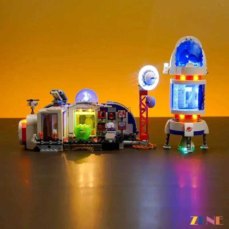 MOC LEGO Illuminated Light Kit For Mars Base And Rocket Display - ToylandEU