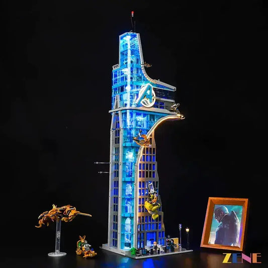 MOC Lego Marvel Avengers Tower Light Kit Ver 2 Bright LEDs - ToylandEU